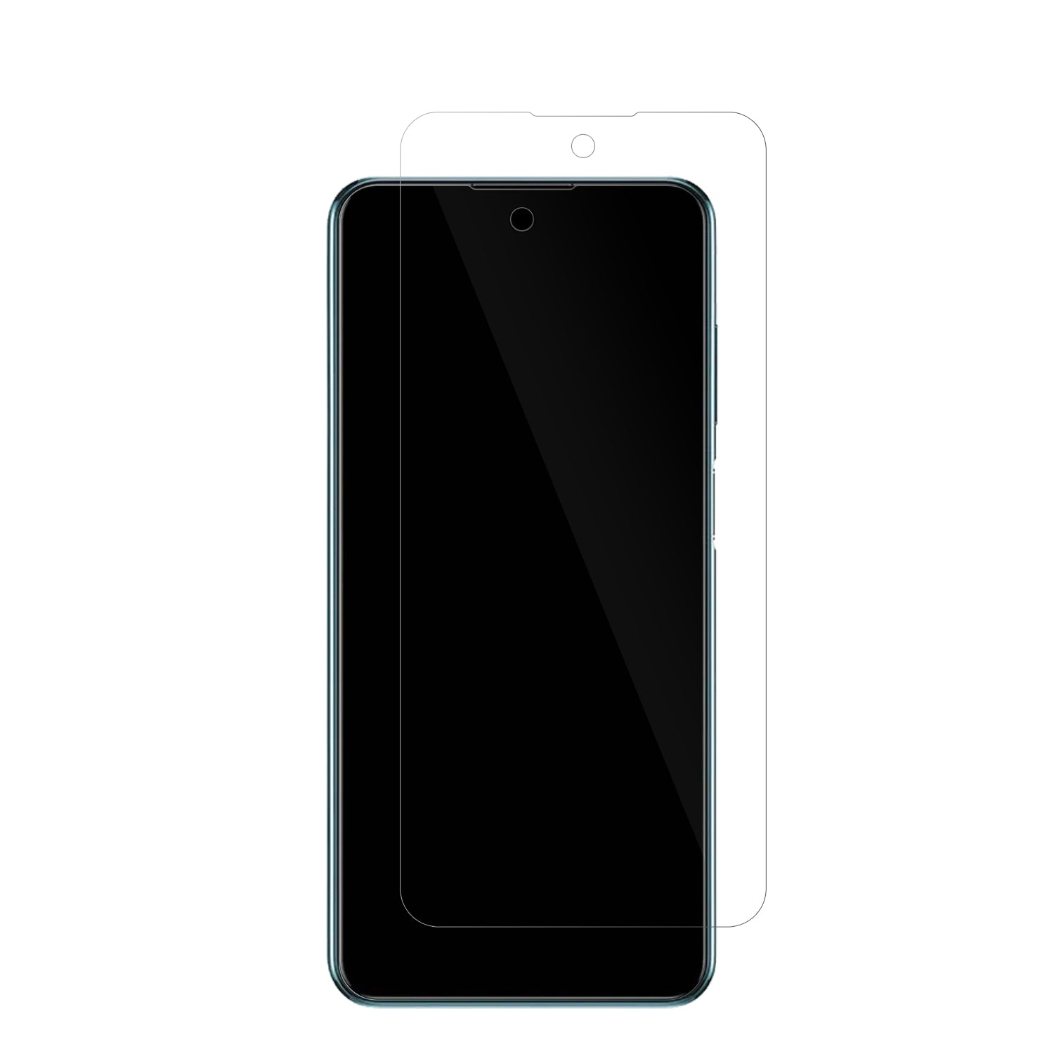 ZTEVoyage 61 mit aufgebrachter dipos Displayschutzfolie, glasklare Darstellung ohne Einschränkungen
