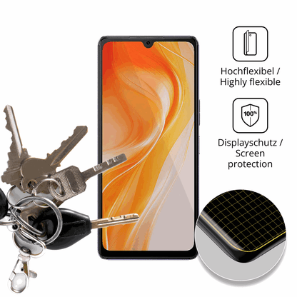 dipos Displayschutz für Cubot P90, transparente Oberfläche, geringe Dicke und perfekte Passform