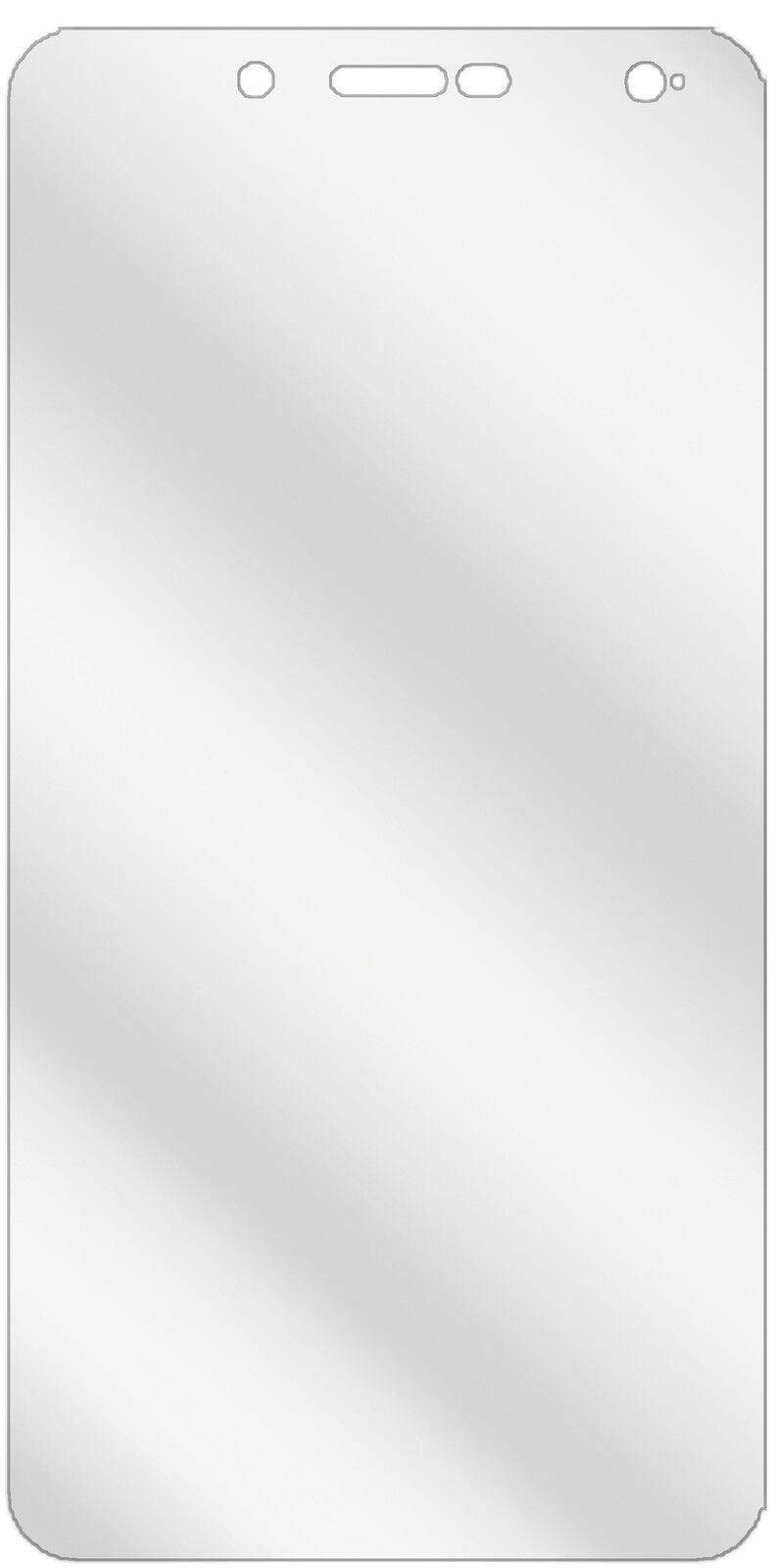 dipos Displayschutz für Cubot Rainbow 2, transparente Oberfläche, geringe Dicke und perfekte Passform