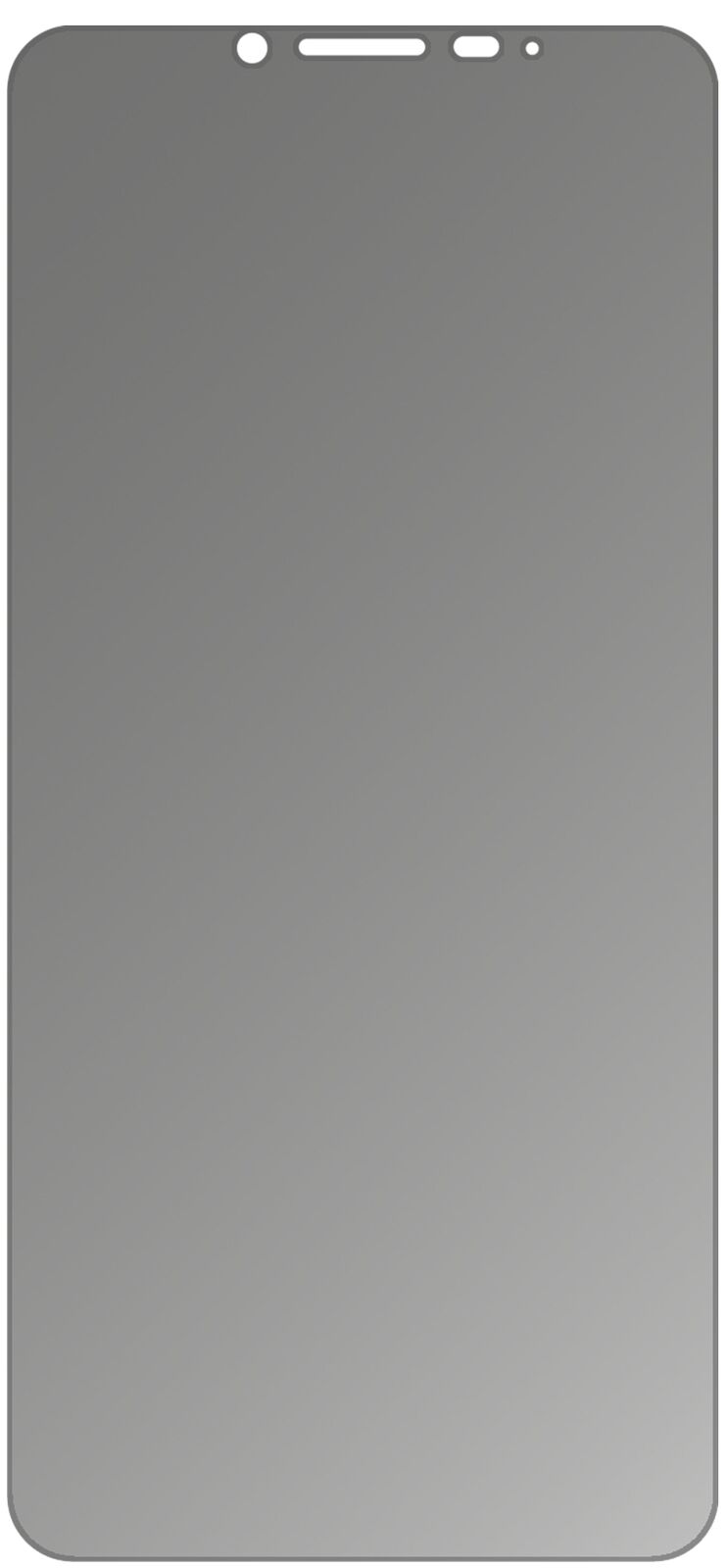dipos Displayschutz für Cubot X19, mattierte Oberfläche, Blickschutzfilter und perfekter Passform