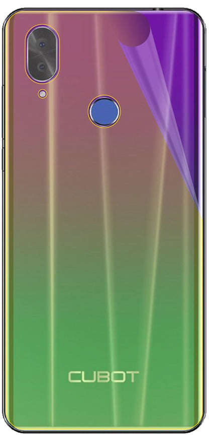 dipos Displayschutz für Cubot X19 Rückseite, transparente Oberfläche, geringe Dicke und perfekte Passform