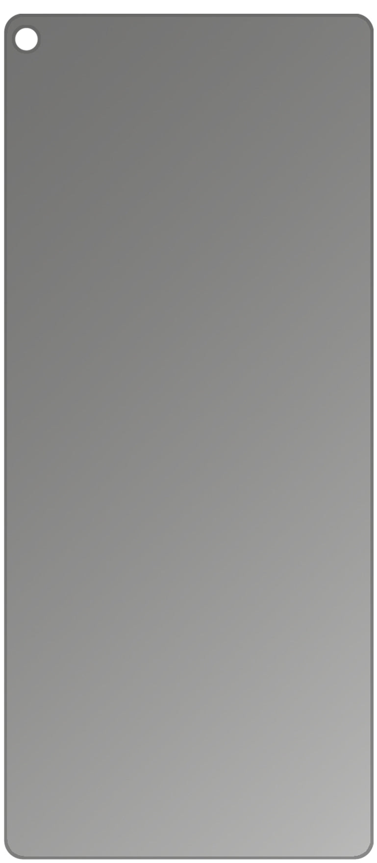 dipos Displayschutz für Cubot X30, mattierte Oberfläche, Blickschutzfilter und perfekter Passform