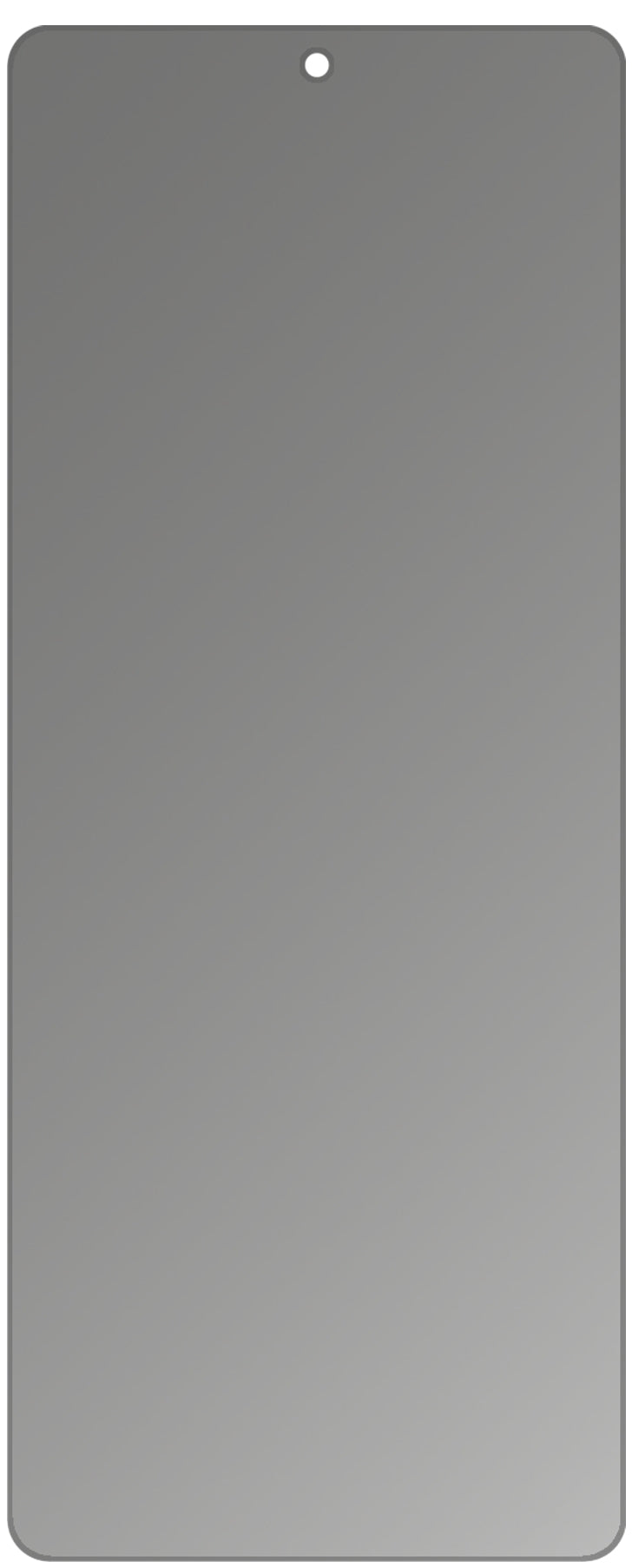 dipos Displayschutz für Cubot X50, mattierte Oberfläche, Blickschutzfilter und perfekter Passform