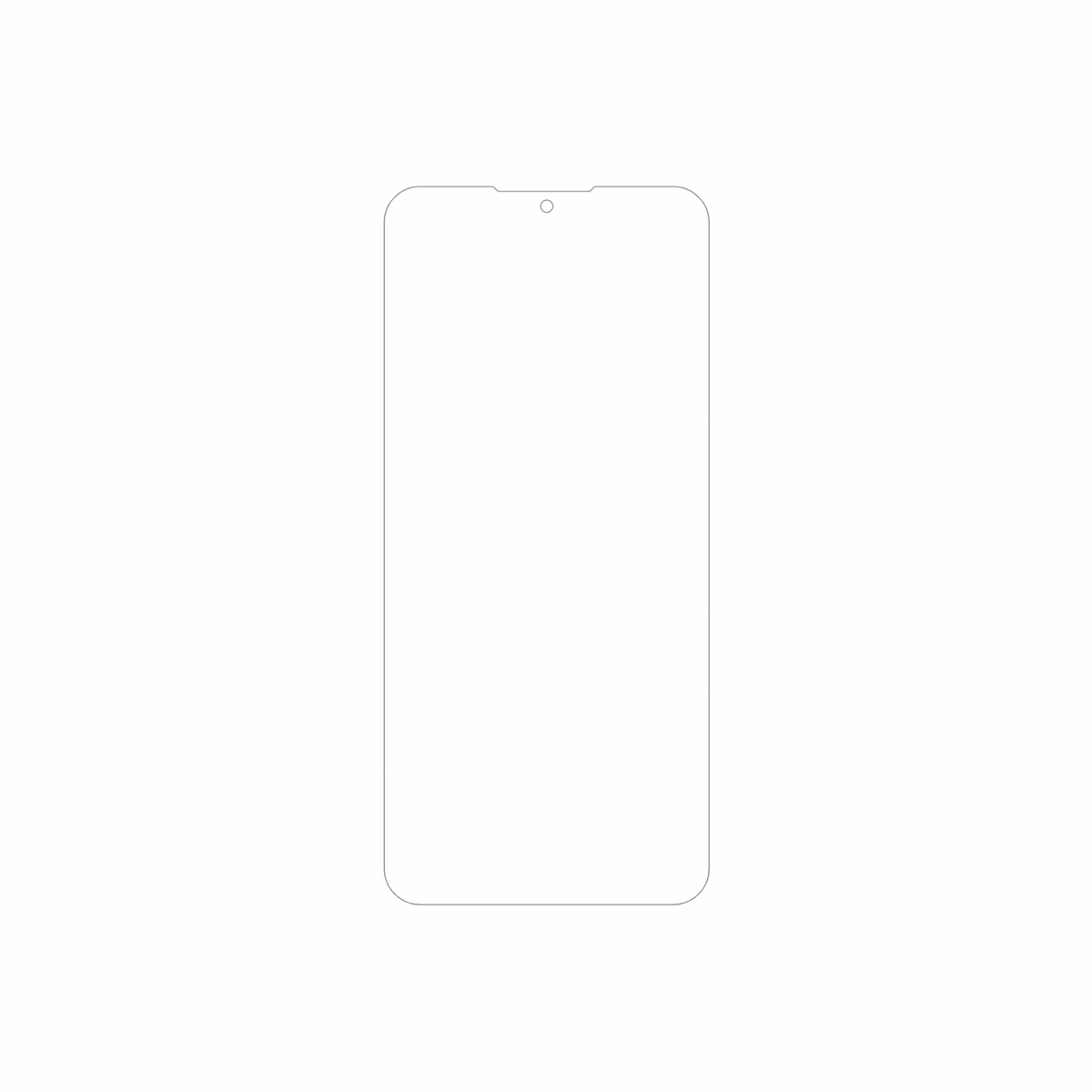 dipos Displayschutz für CUBOT Kingkong ES 3, mattierte Oberfläche, geringe Dicke und perfekte Passform