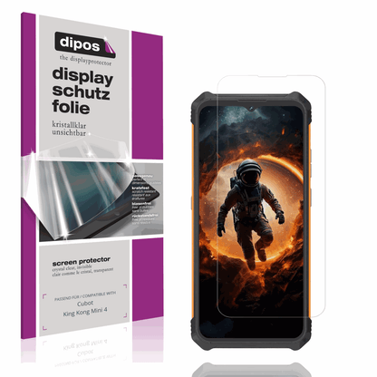 4x Schutzfolie klar für Cubot King Kong Mini 4 Display-Schutzfolie