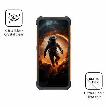 4x Schutzfolie klar für Cubot King Kong Mini 4 Display-Schutzfolie