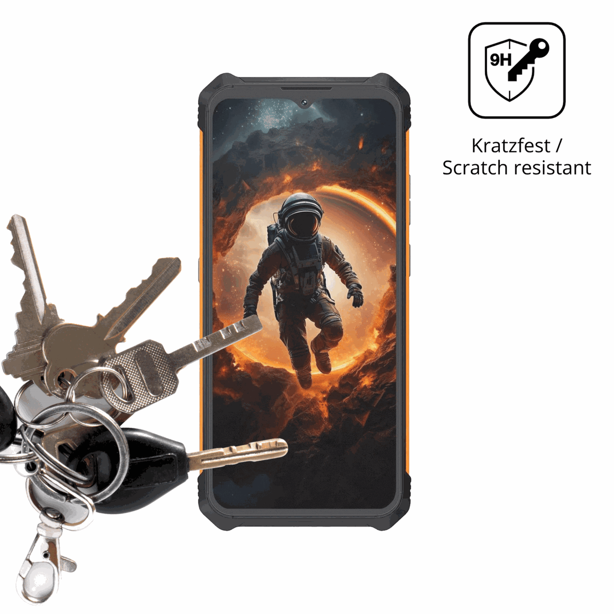 2x 9H Schutzfolie matt für Cubot King Kong Mini 4 Panzerfolie