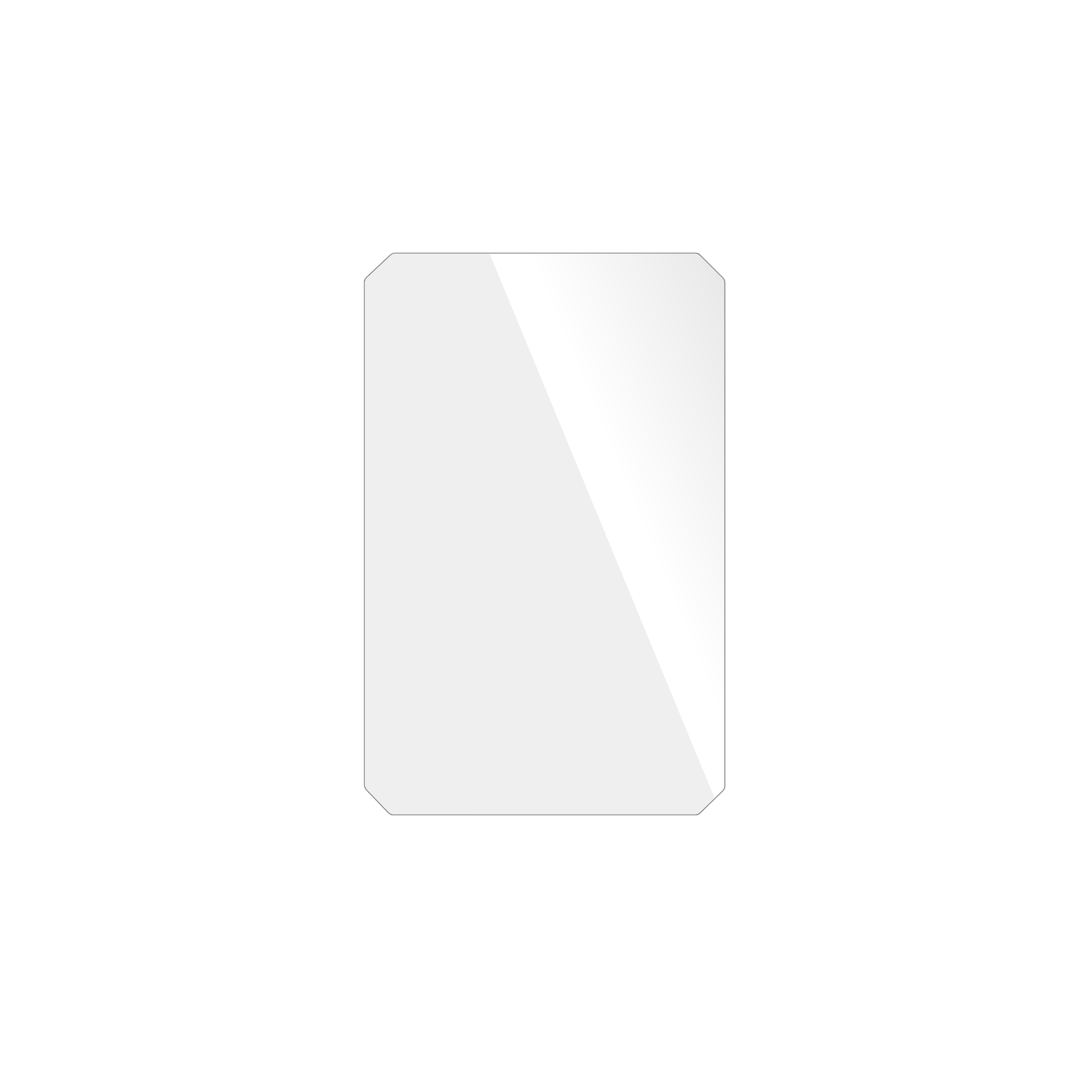 dipos Displayschutz für CUBOT Tab Kingkong Mini 8.68 Zoll, transparente Oberfläche, geringe Dicke und perfekte Passform