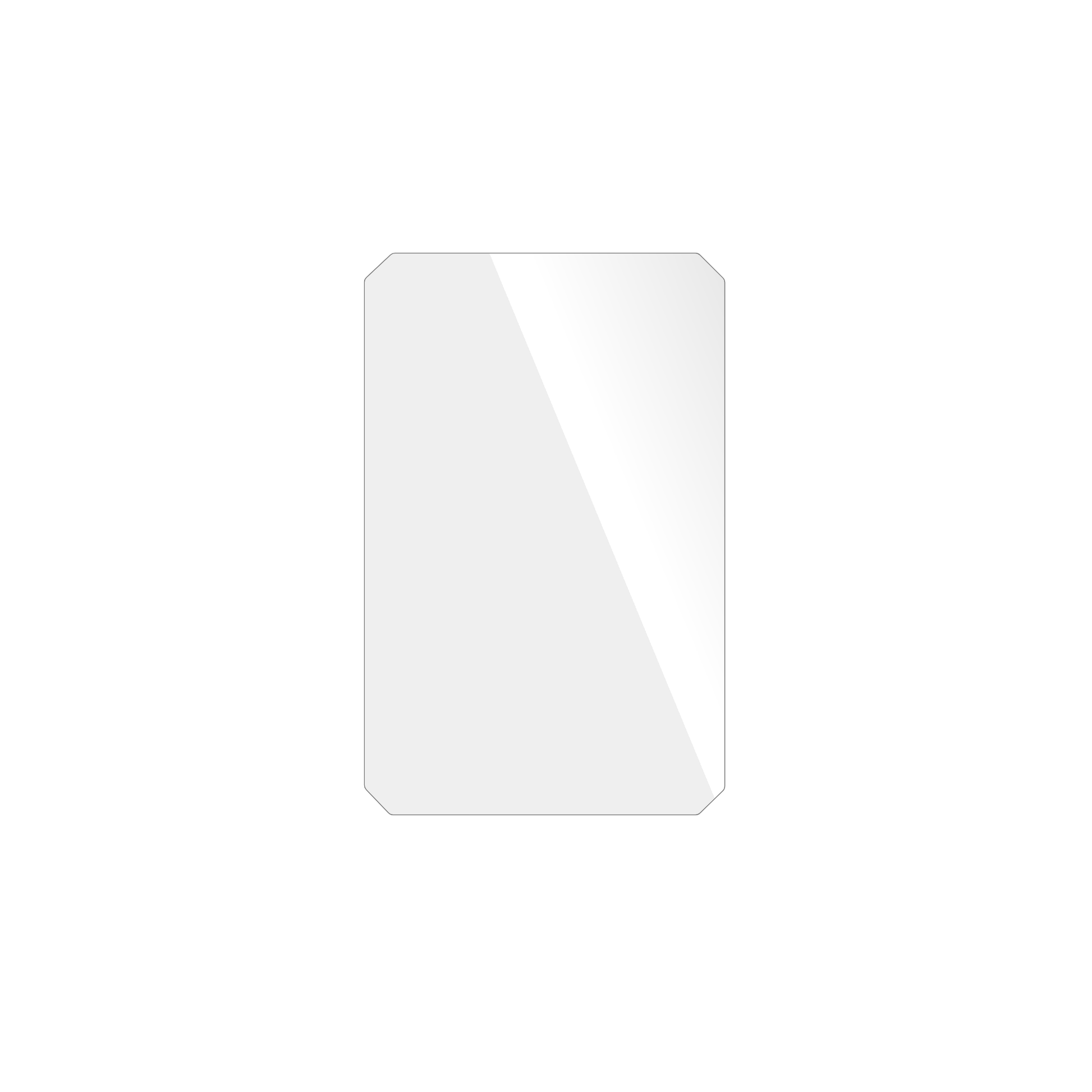 dipos Displayschutz für CUBOT Tab Kingkong Mini 8.68 Zoll, transparente Oberfläche, geringe Dicke und perfekte Passform