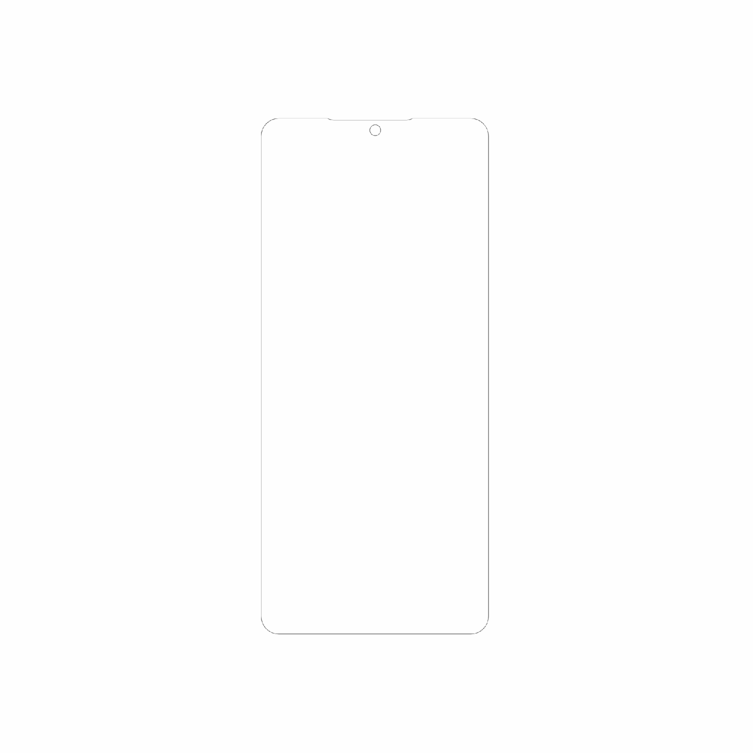 dipos Displayschutz für cubotx100, mattierte Oberfläche, geringe Dicke und perfekte Passform