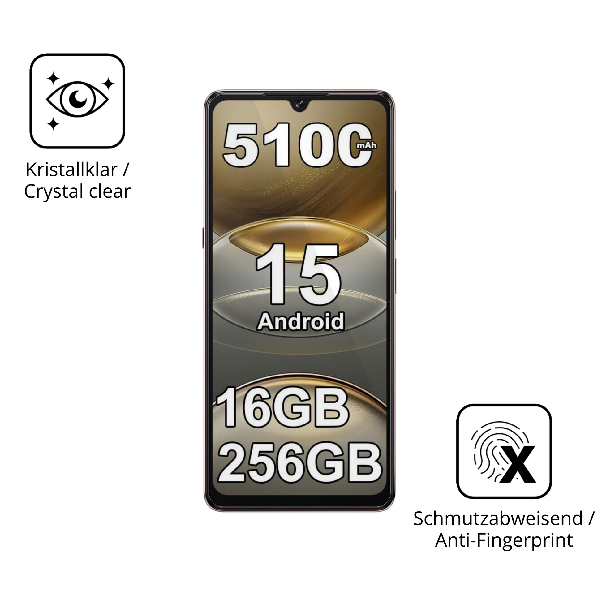 Flexible TPU-Folie passend zugeschnitten für cubotx100, vollständige Abdeckung