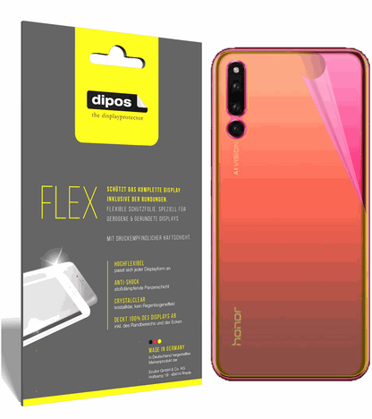 3x 3D Full Cover Schutzfolie für Honor Magic 2 Rückseite