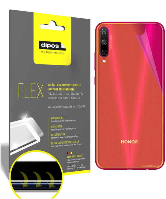 2x 3D Full Cover Schutzfolie für Huawei Enjoy 10 Rückseite