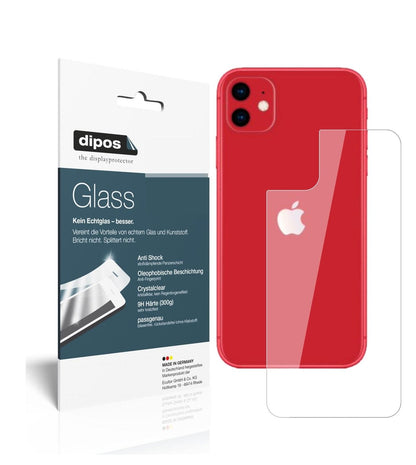 3x 9H Schutzfolie für Apple iPhone 11 Rückseite Panzerfolie