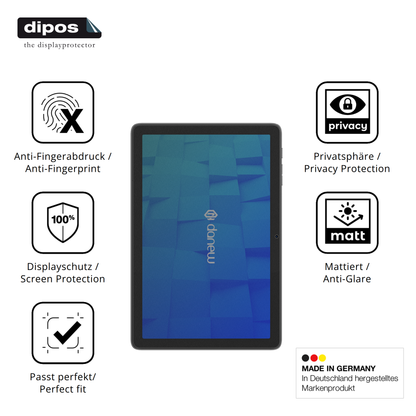 Privatsphäre-Schutz durch Sichtschutz-Folie passend zugeschnitten für Danew DSlide 115