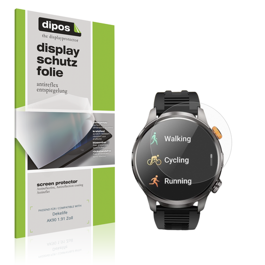 6x Schutzfolie matt für Dekelife AK90 1.91 Zoll Display-Schutzfolie