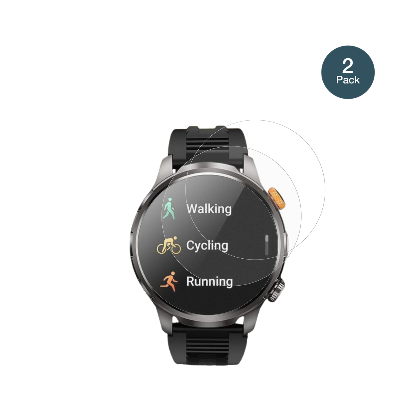 2x 9H Schutzfolie matt für Dekelife AK90 1.91 Zoll Panzerfolie