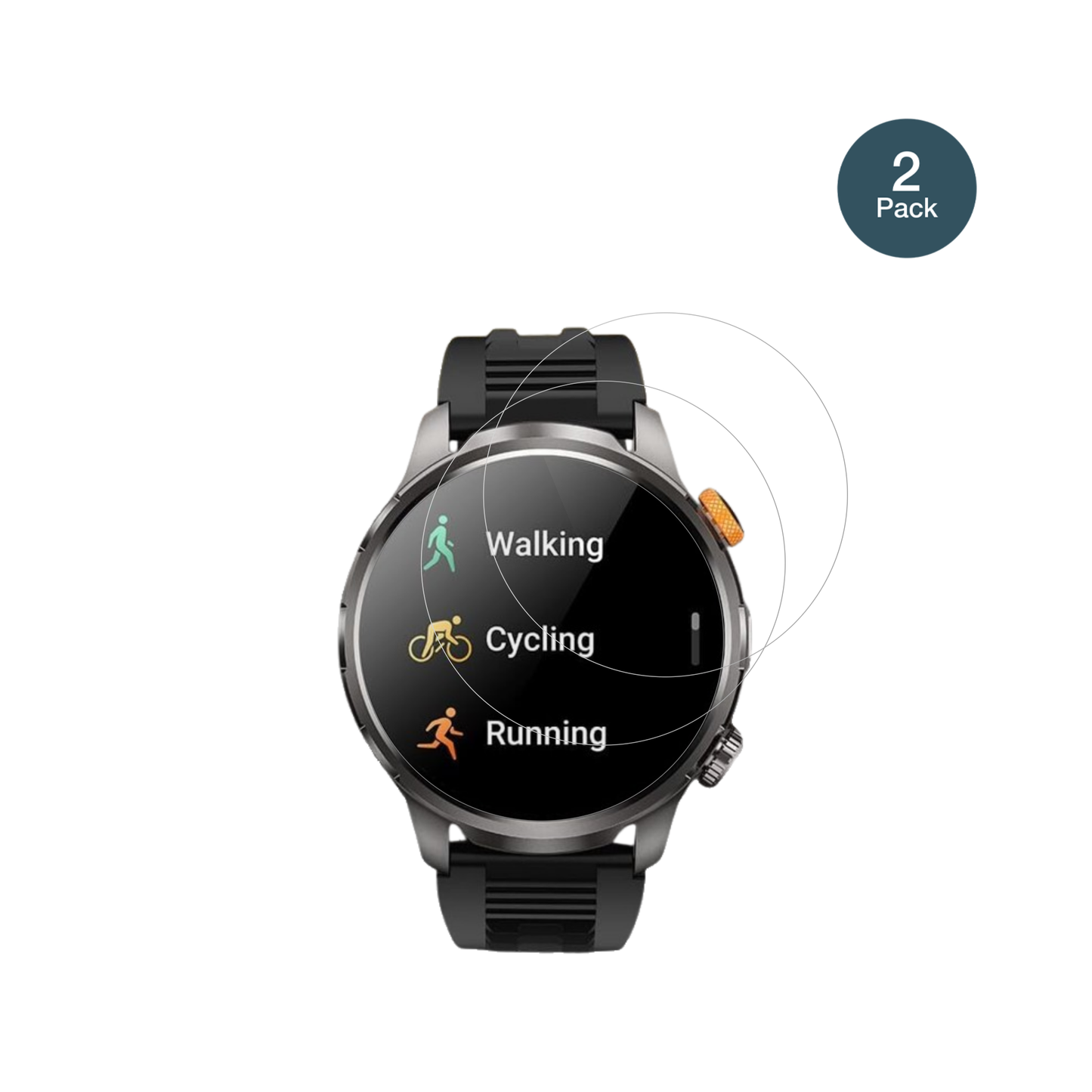 2x 9H Schutzfolie für Dekelife AK90 1.91 Zoll Panzerfolie