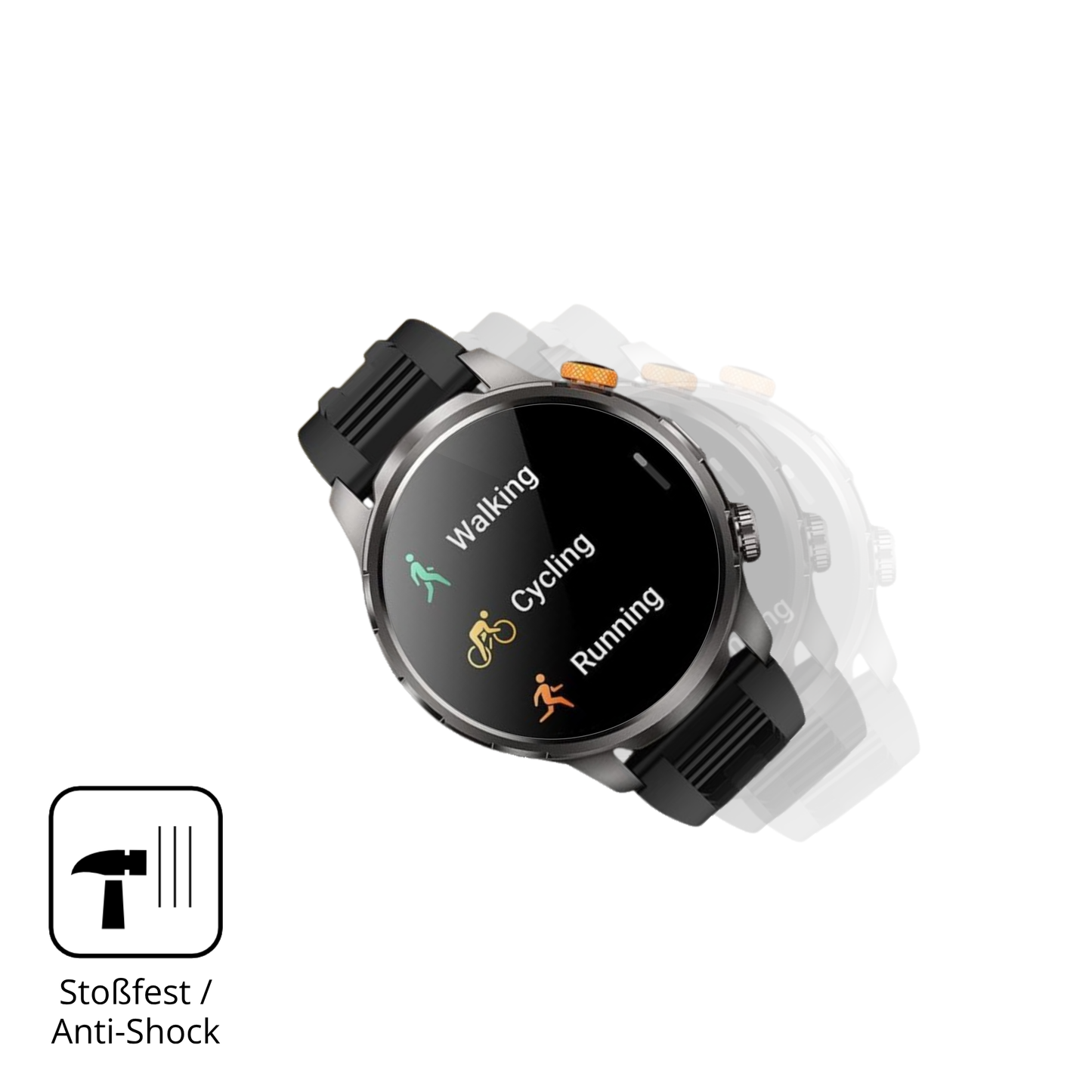 2x 9H Schutzfolie für Dekelife AK90 1.91 Zoll Panzerfolie