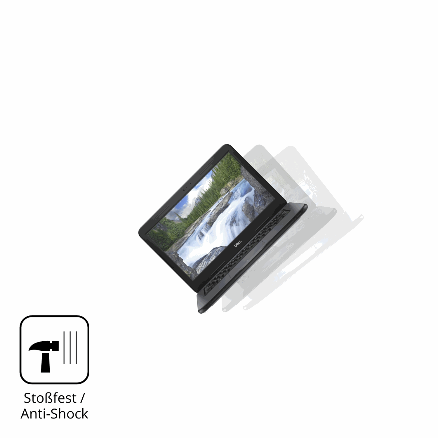 Schutz gegen Kratzer auf dem Dell Latitude 3310 Glas durch Schlüssel, Stöße gegen die Tischkante oder Stürze
