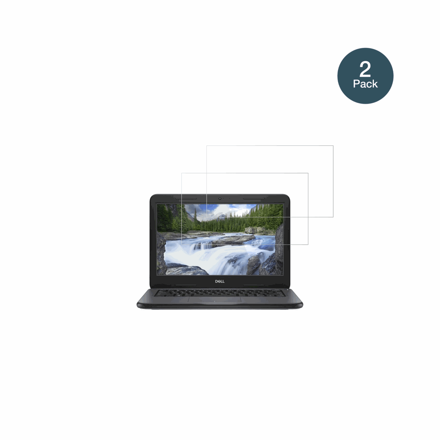 DellLatitude 3310 mit aufgebrachter dipos Flex Schutzfolie, glasklare Darstellung ohne Einschränkungen