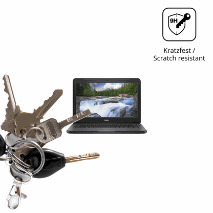 dipos Displayschutz für Dell Latitude 3310, transparente Oberfläche, perfekte Passform auch für die Rundungen