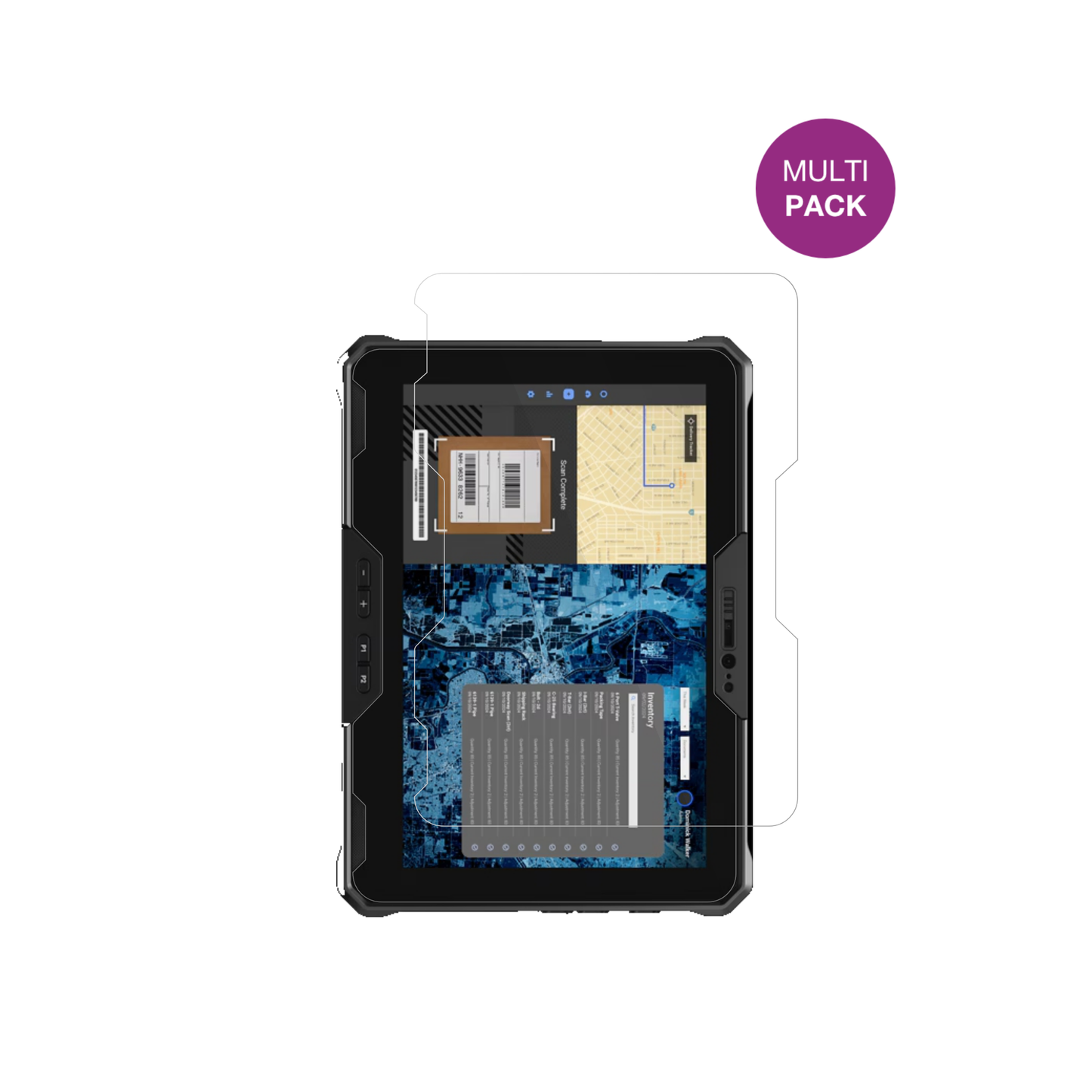 2x Schutzfolie klar für Dell Latitude 7030 Rugged Display-Schutzfolie