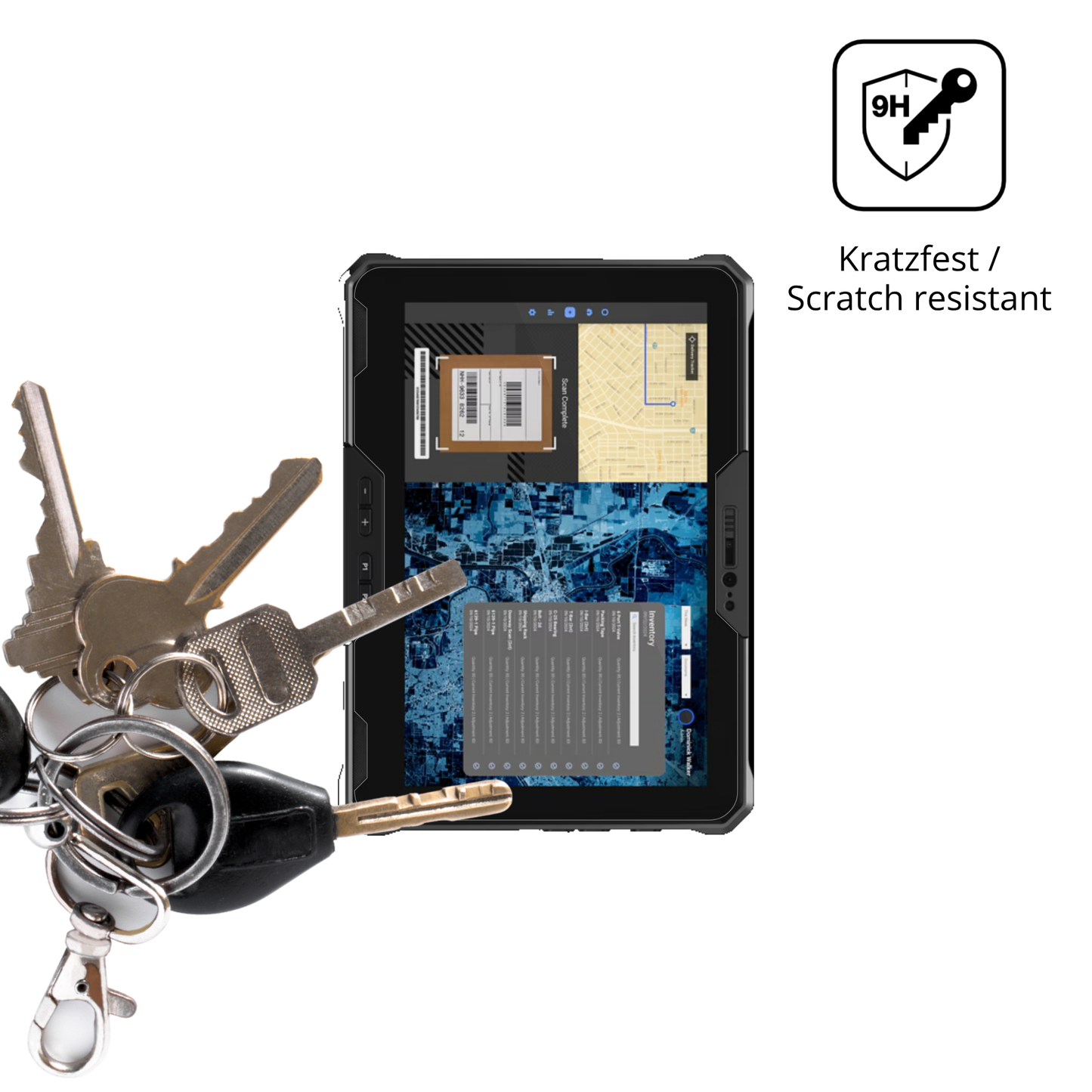 2x 9H Schutzfolie für Dell Latitude 7030 Rugged Panzerfolie