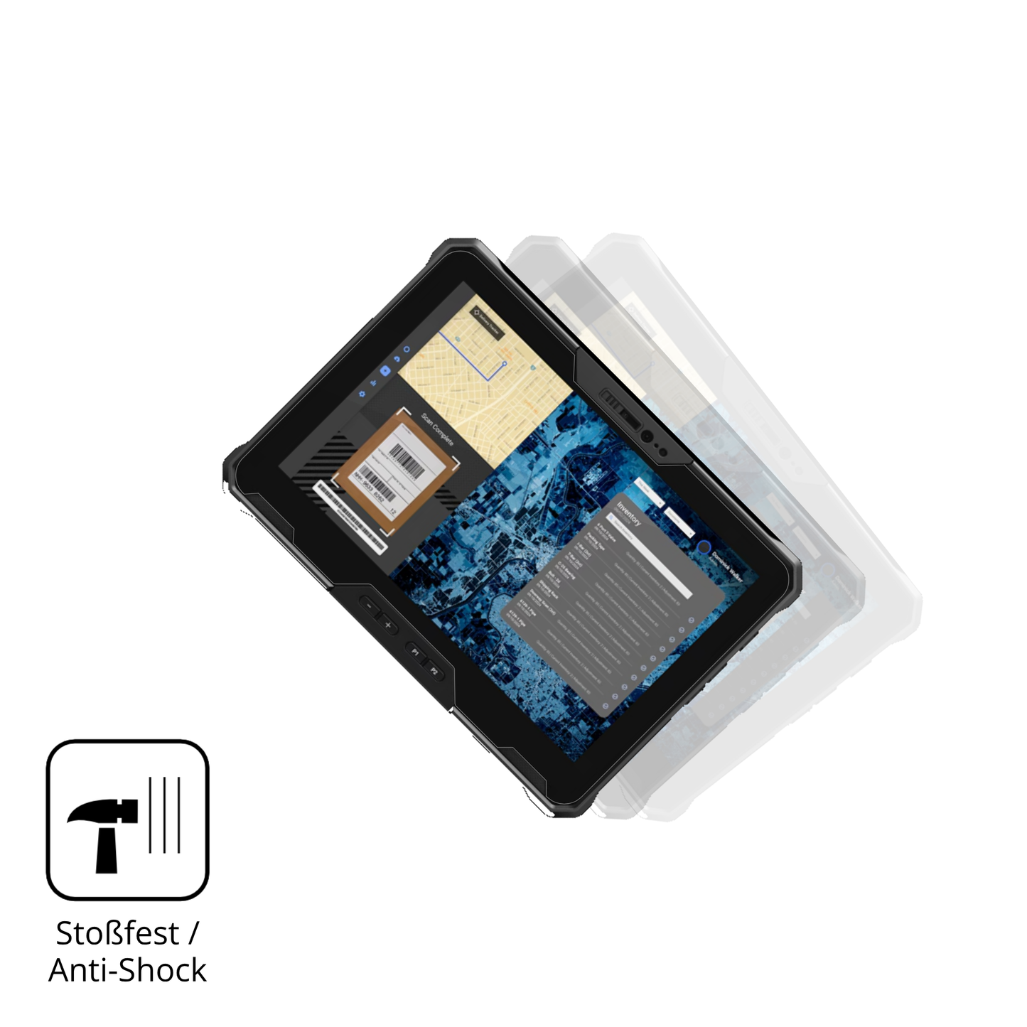 2x 9H Schutzfolie für Dell Latitude 7030 Rugged Panzerfolie