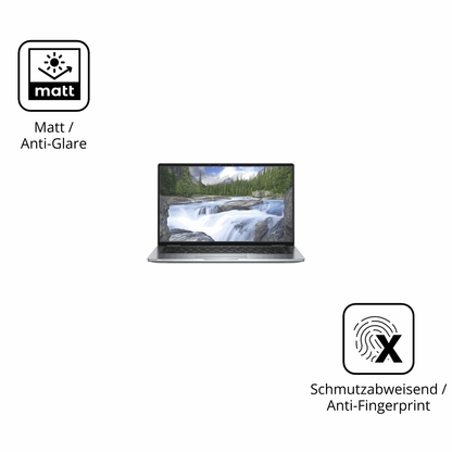 9H Hartbeschichtete, flexible Folie passend zugeschnitten für Dell Latitude 7400 2-in-1