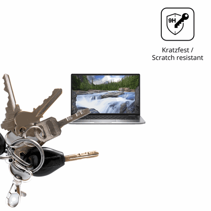 dipos Displayschutz für Dell Latitude 7400 2-in-1, transparente Oberfläche, perfekte Passform auch für die Rundungen