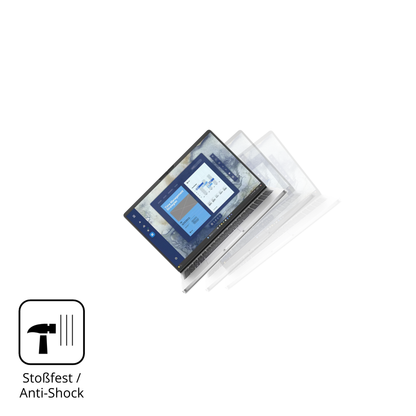 Schutz gegen Kratzer auf dem Dell Pro 16 PC16250 Glas durch Schlüssel, Stöße gegen die Tischkante oder Stürze