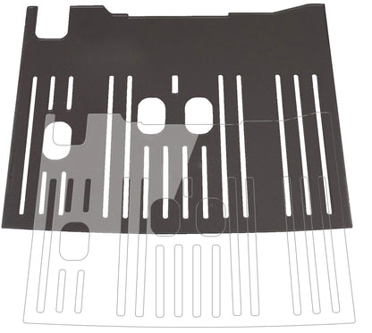 1x 9H Schutzfolie für De Longhi Dinamica Plus ECAM 370.85 SB Tropfblech Panzerfolie