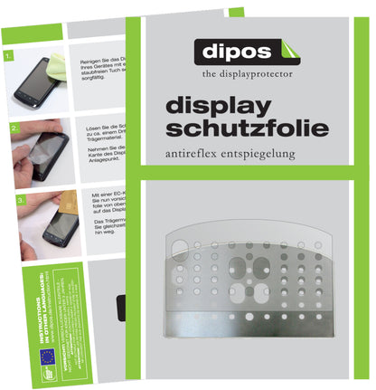 Matte Displayschutzfolie von dipos passend für De Longhi ECAM 21.117 Tropfblech, präziser Zuschnitt und blasenfrei montiert