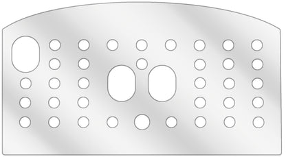 dipos Displayschutz für De Longhi ECAM 21.116 Tropfblech, transparente Oberfläche, geringe Dicke und perfekte Passform