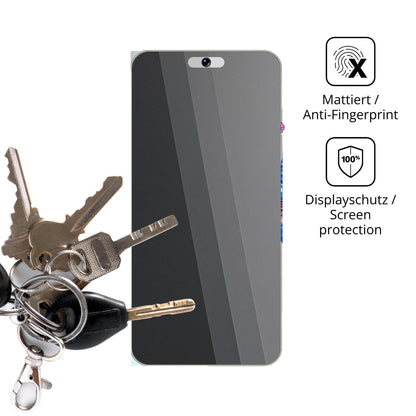 dipos Displayschutz für DEMANN A18 Pro, mattierte Oberfläche, Blickschutzfilter und perfekter Passform