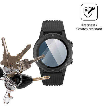 dipos Displayschutz für Denver SW-351, transparente Oberfläche, perfekte Passform auch für die Rundungen