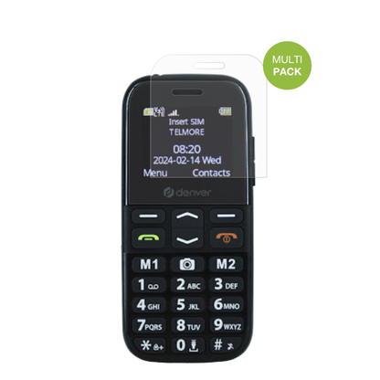 DenverBAS-18600L mit aufgebrachter dipos Displayschutzfolie, die lästige Fingerabdrücke minimiert