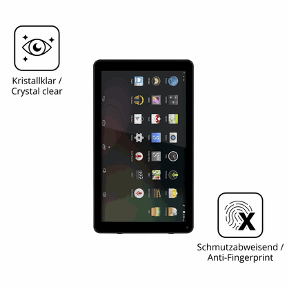 Flexible TPU-Folie passend zugeschnitten für Denver TIQ-10394, vollständige Abdeckung