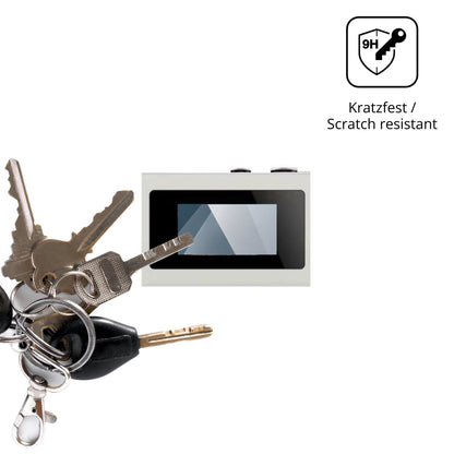 dipos Displayschutz für DetailForge Nano Cam G6, transparente Oberfläche, perfekte Passform auch für die Rundungen