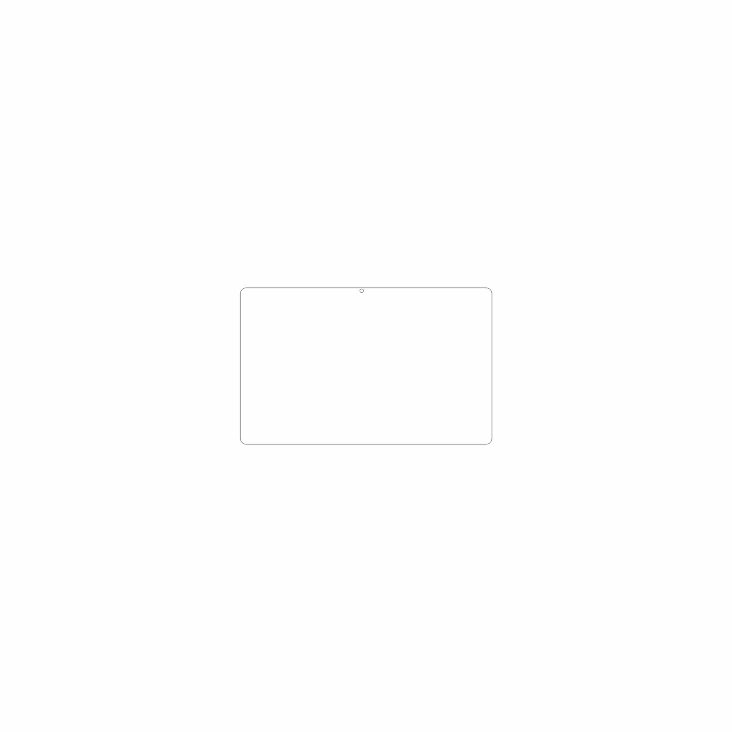 dipos Displayschutz für Dghrti TAB20 10.1, mattierte Oberfläche, geringe Dicke und perfekte Passform