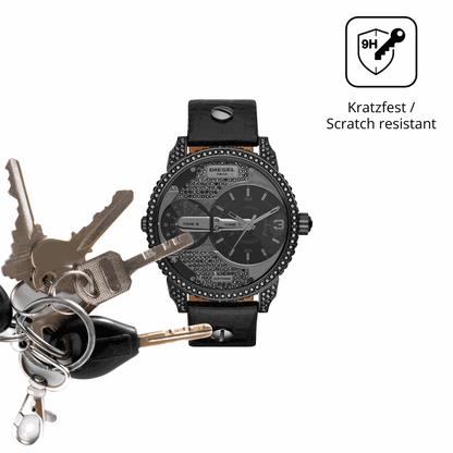 dipos Displayschutz für Diesel Mini Daddy, transparente Oberfläche, perfekte Passform auch für die Rundungen
