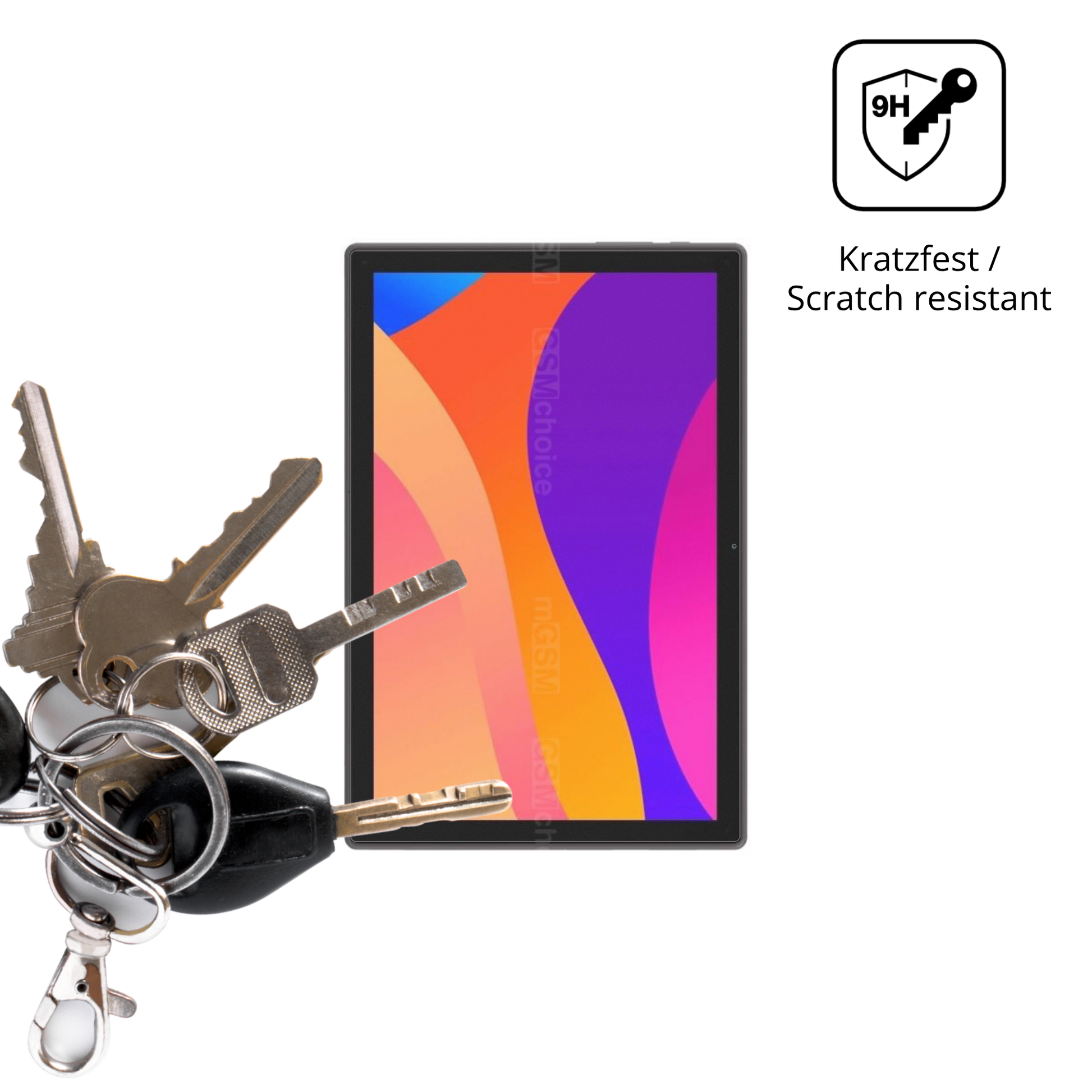 dipos Displayschutz für Digma CITI 1314C 4G, mattierte Oberfläche, robuste Festigkeit und perfekte Passform