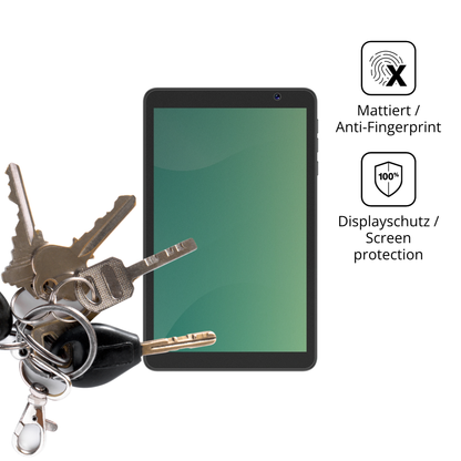 dipos Displayschutz für Digma G8, mattierte Oberfläche, Blickschutzfilter und perfekter Passform