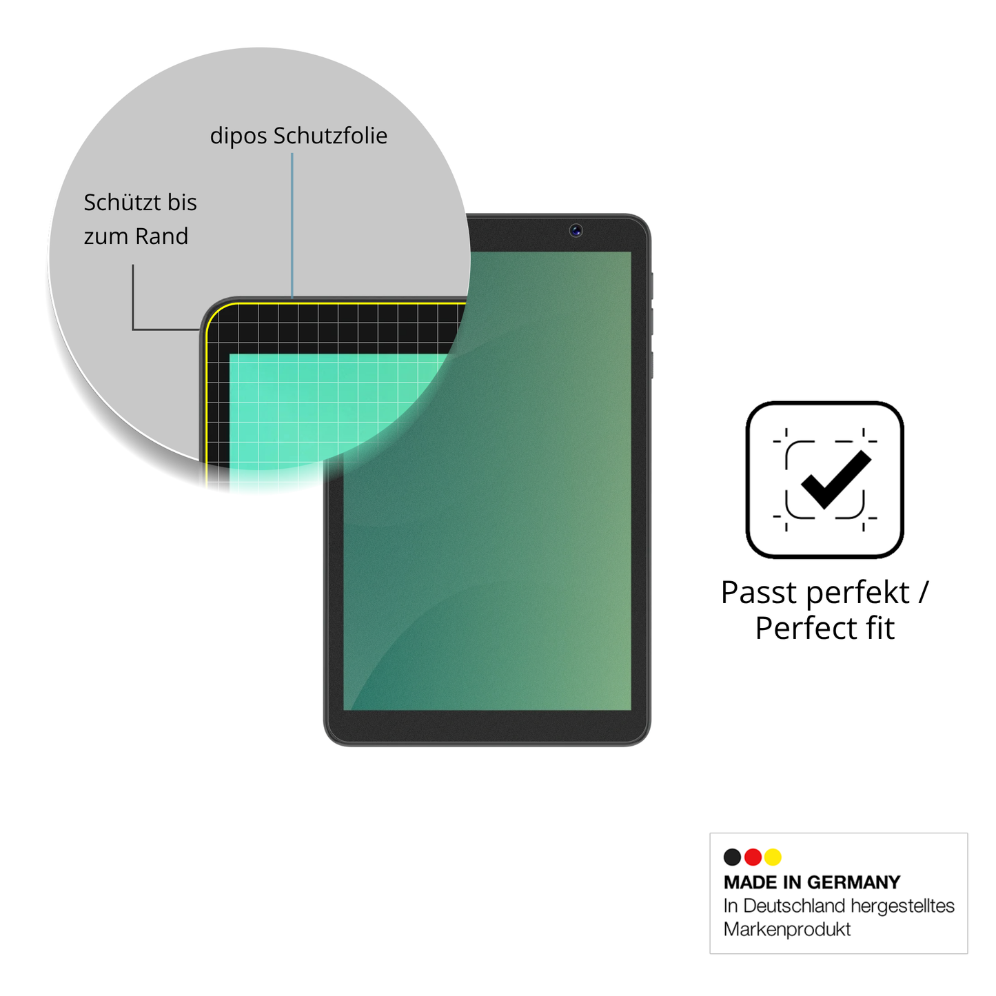 Schutz gegen Kratzer auf dem Digma G8 Glas durch Schlüssel oder Ähnliches
