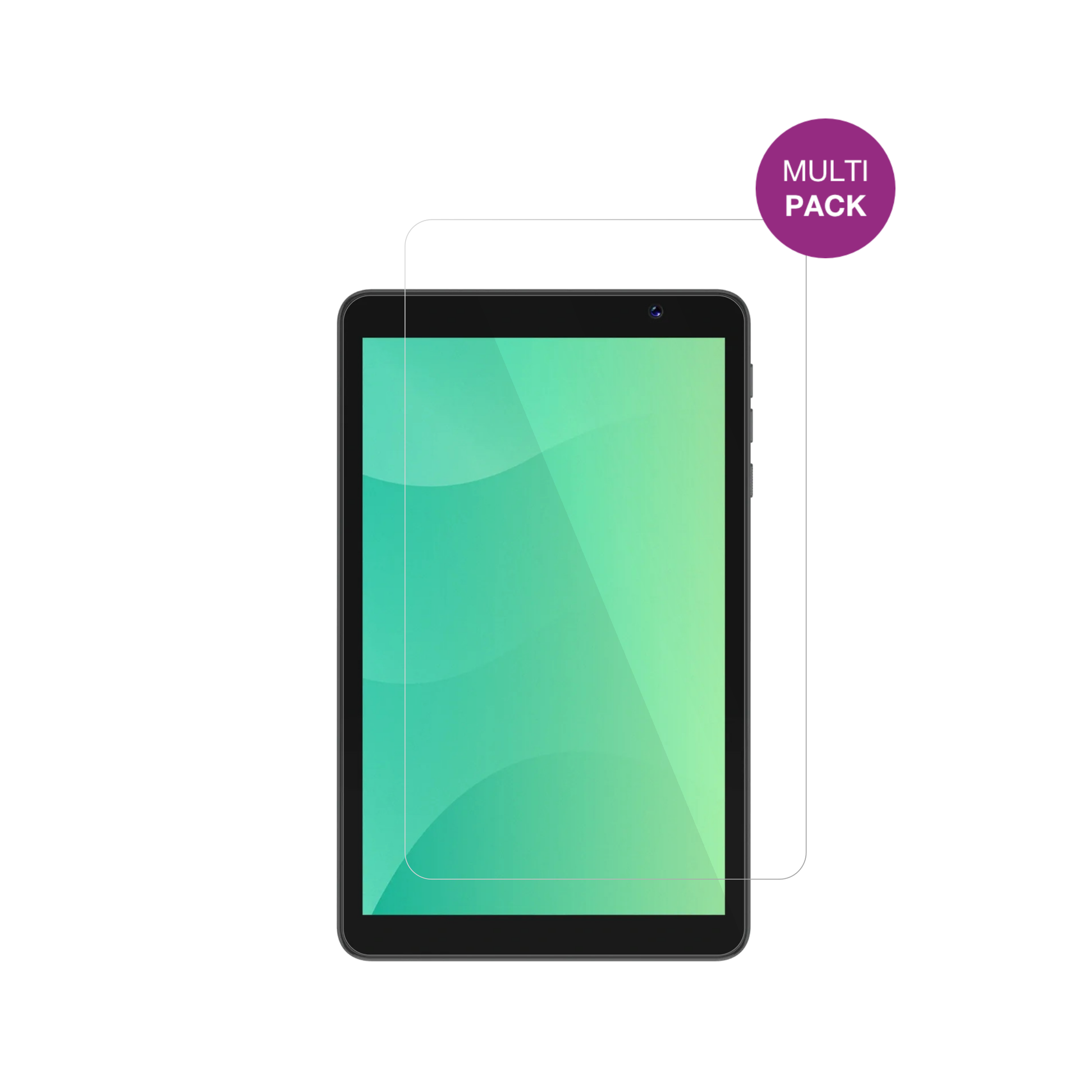 DigmaG8 mit aufgebrachter dipos Displayschutzfolie, glasklare Darstellung ohne Einschränkungen