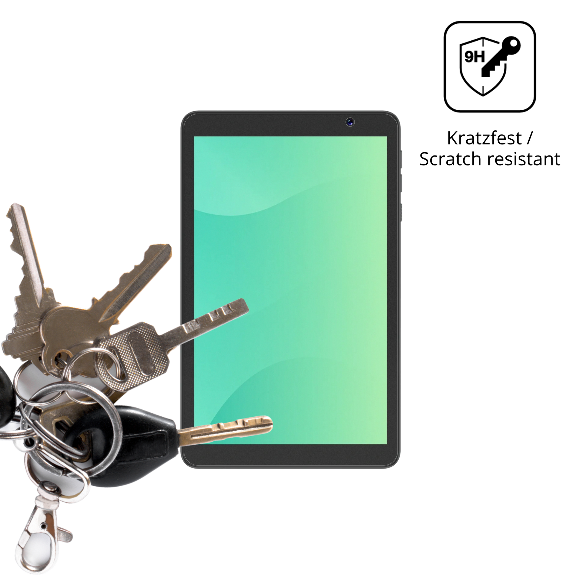 dipos Displayschutz für Digma G8, mattierte Oberfläche, robuste Festigkeit und perfekte Passform