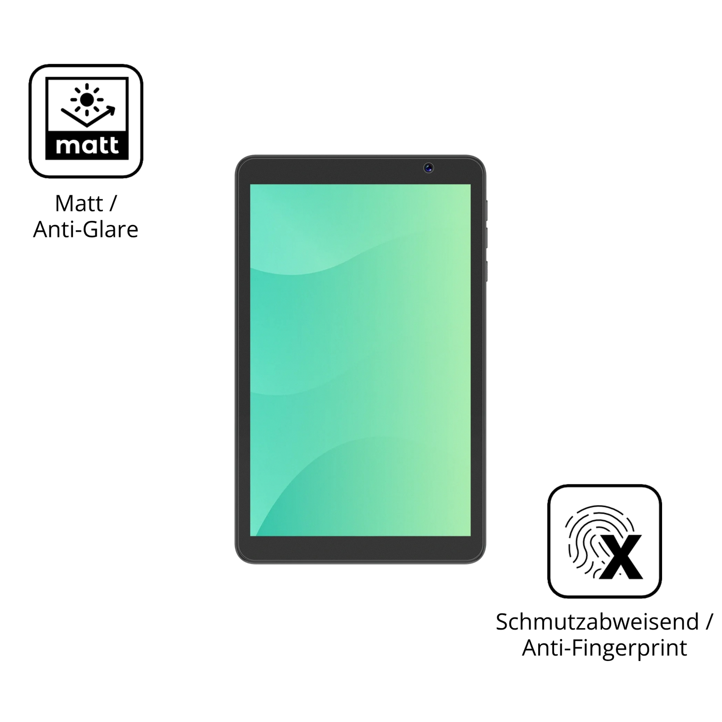 9H Hartbeschichtete, flexible Folie passend zugeschnitten für Digma G8