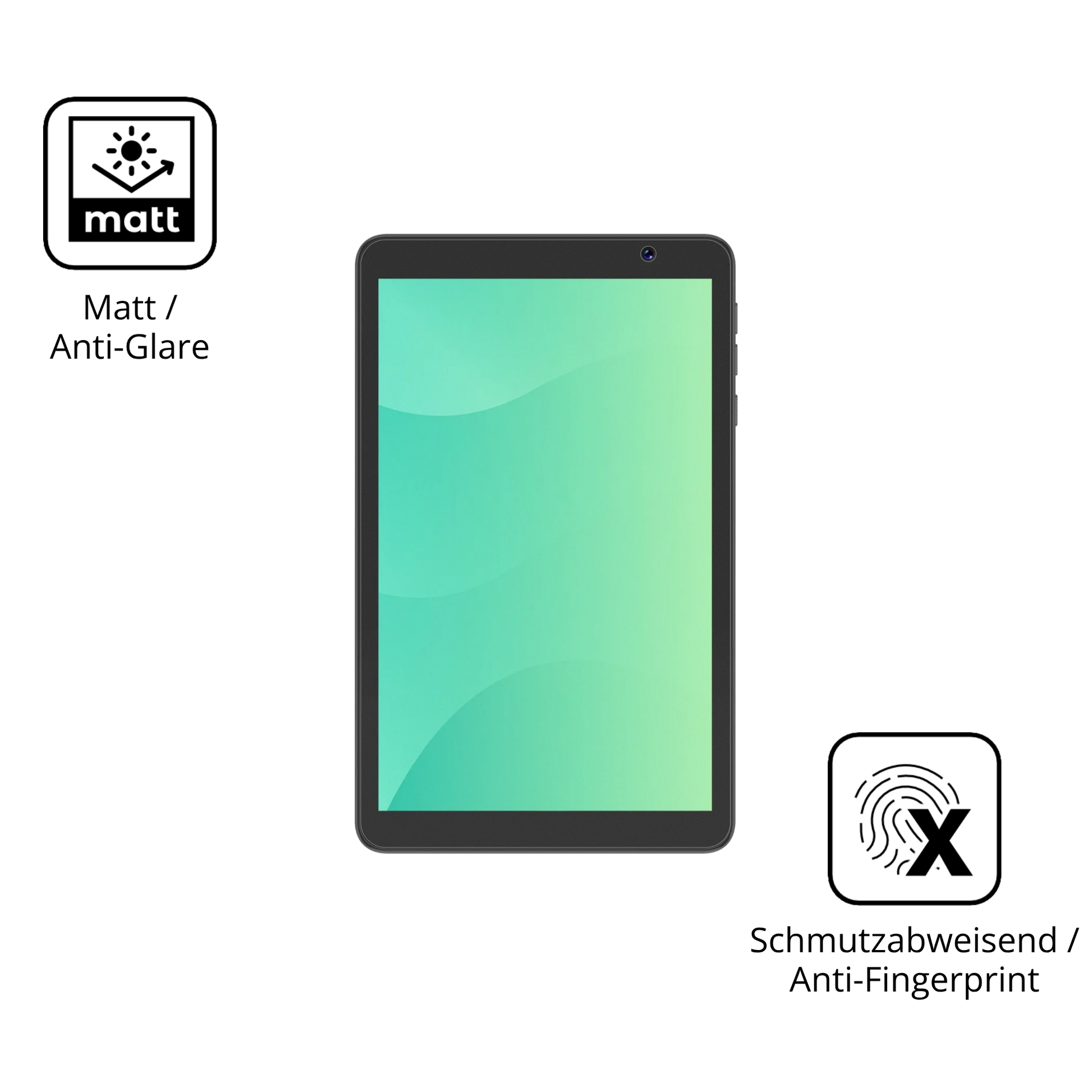 9H Hartbeschichtete, flexible Folie passend zugeschnitten für Digma G8