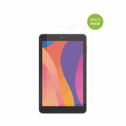 DigmaOptima 8306C 4G mit aufgebrachter dipos Displayschutzfolie, die lästige Fingerabdrücke minimiert